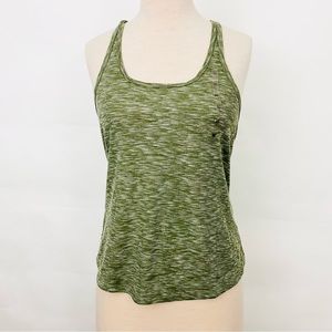 NWT Victoria’s Secret Heathered Green racerback tank top medium